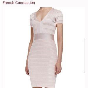 FRENCH CONNECTION LIGHT PINK DRESS